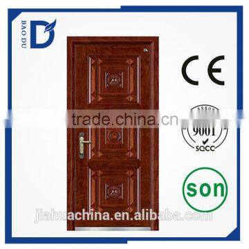 2015 good quality stainless steel wood armored security doors