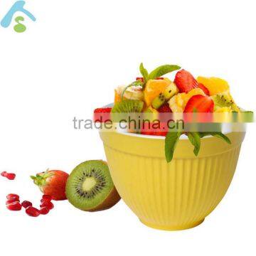 Fruit and vegetable stripe melamine fruit bowl made in china