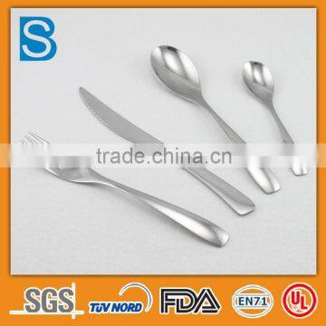 Hand polish stainless steel flatware set Fork