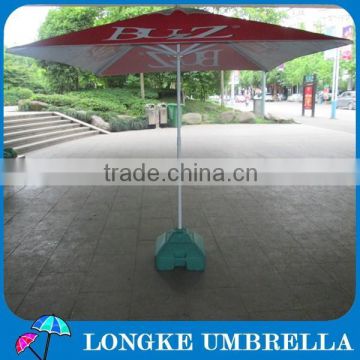 200*200cm square full printing windproof beach umbrella customer logo printing