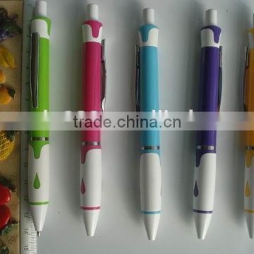 various color cheap plastic ballpoint pen for bank/hotel/supermarket