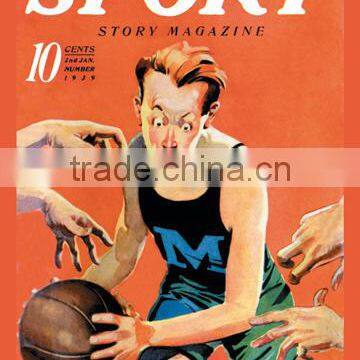 Sport Story Magazine: Stiff Competition 12x18 Giclee on canvas