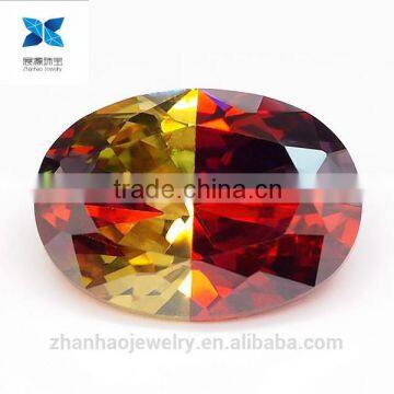 6*8mm Oval Shaped CZ Material Multicolor Stones