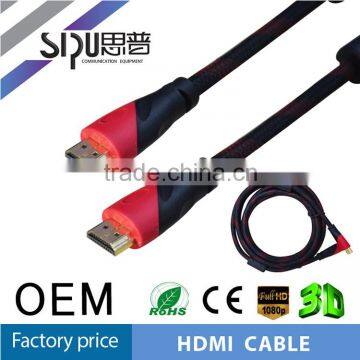 SIPU 2016 1080p hd hdmi cable for sale best pirce hdmi splitter Guangzhou manufacture cable hdmi supplier