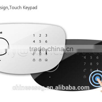 english alarm panel with backup battery and built-in siren APP control Wireless alarm system