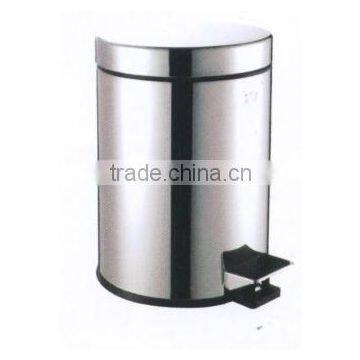 Stainless steel garbage can