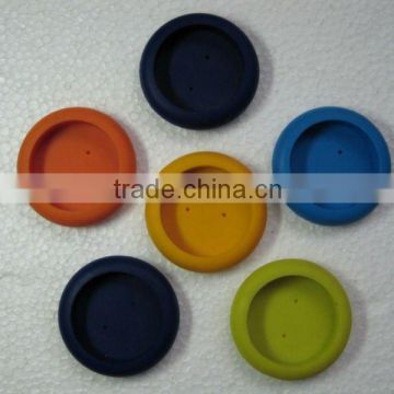 colorful molded silicone cup saucers