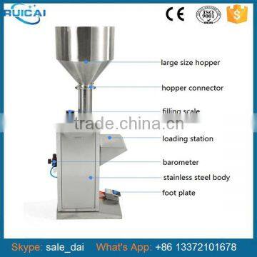 100ml Pneumatic Oil Filling Machine/Honey Liquid & Paste Filling Machine