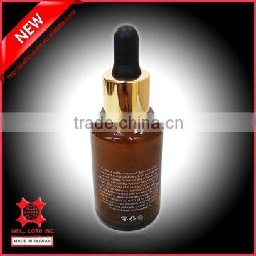 Must buy elegant gift packaging hair oil amber PET dropper bottle