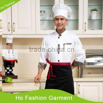 White Customized With Good Quality Double Breasted Majestic Chef