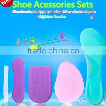 2016 New sticky pu arch support insoles comfort Gel arch insoles high heel cushion