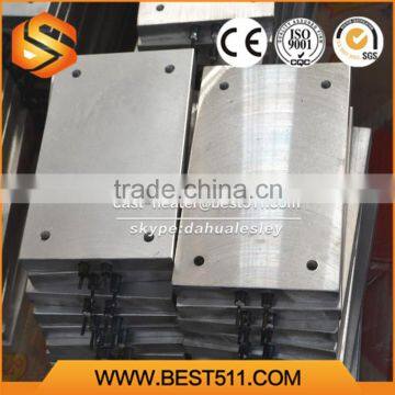 Aluminum cast-in heater plate electric heating elements