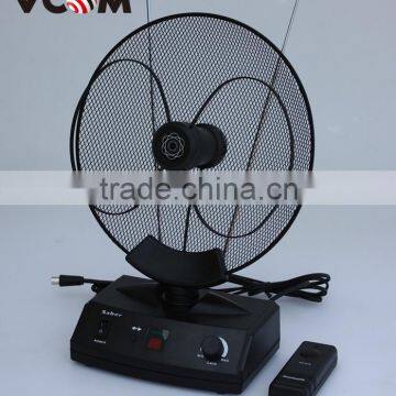 VCOM Hot Sale Remote-Controlled Rotating Indoor Antenna for TV