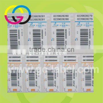 Bar code labels