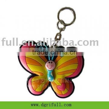 silicone fashion bees keychain