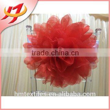 White wedding decoration chair covers flower sash hot sales for wedding