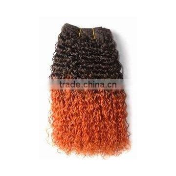 two tone synthetic ombre marley hair weave for braiding