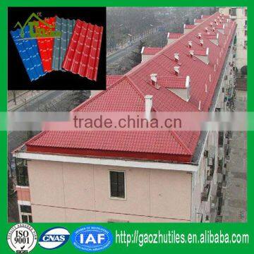 asa coated plastic light weight plastic spanish roof tile