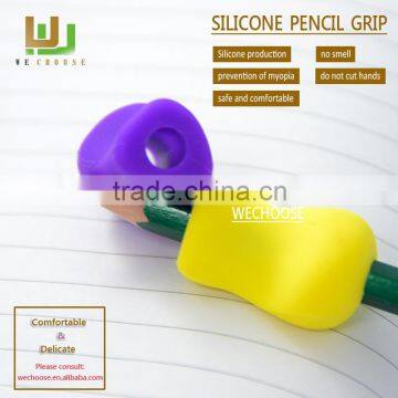 Soft touch and Durable silicone pencil grip backhand benefits kids in developing a good pencil grip habit