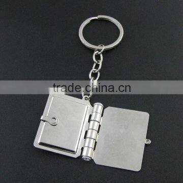 Engraved Silver Picture Frame Keychain