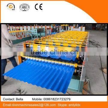 Botou Roof Panel Double Layer Roll Forming Machine for Sales From Bella photo-3