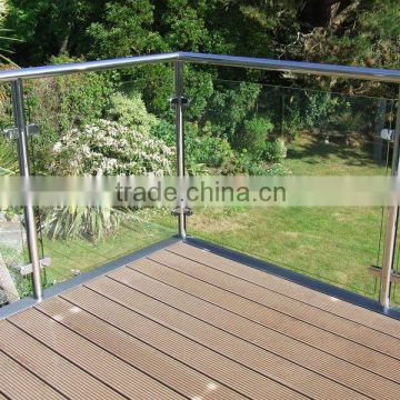 stainless steel glass balustrade clamp