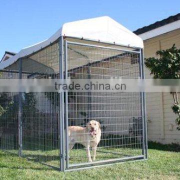 US and Canada standard size cheap chain link dog kennels with top cover