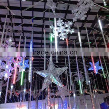 Outdoor indoor led meteor lights meteor starfall led tube light led meteor rain light Color dreamer 360 degree led tube light