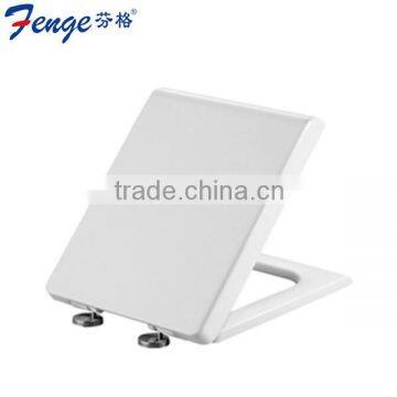 FG350PP soft close pp material square toilet seat with slow down hinge