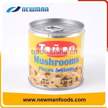 2017 new crop canned sliced mushrooms canned mushrooms slices 184g