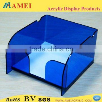 2015 Selling Acrylic Stationery Memo Box/custom Acrylic Stationery Memo Box/acrylic Memo Box