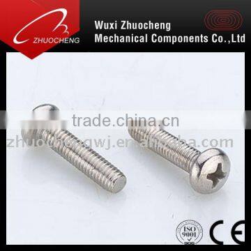 stainless steel 316 304 pan head machine phillips screws