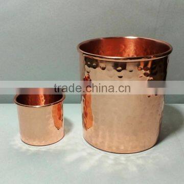 Yoga Cup OM Embossed Made of Pure Solid Copper photo-2