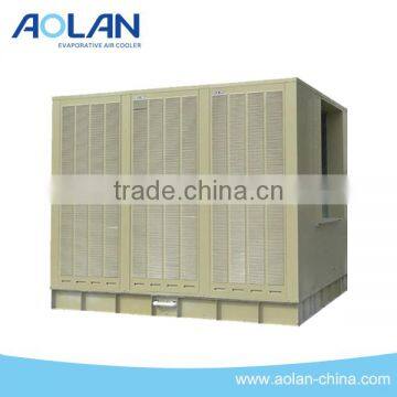 Evaporative wall air cooler for industry