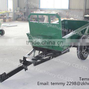 Farm equipment walking tractor trailer