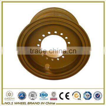 Heavy truck wheel rim in 5 pcs steel wheel rim