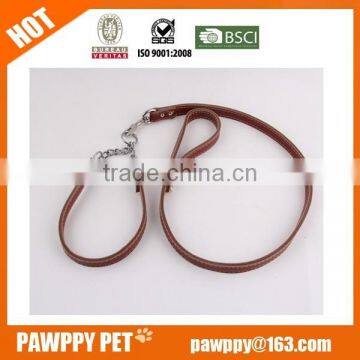 Personalized Design Functional Pet Collar Dog Leash Leather Dog Leash for Training Walking, Real Leather Dog Leash Made in China photo-1