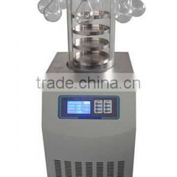 China Food Freezing Dryer TOPT-12C Manifold & Multipipne Type Vacuum Freeze Dryer price for lab