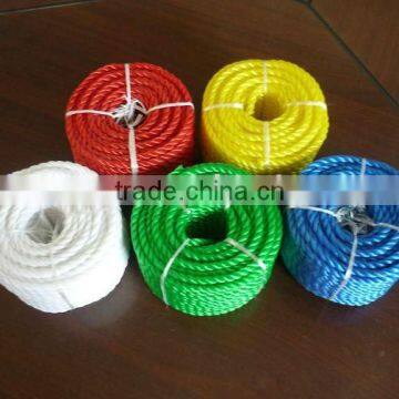 twisted plastic rope