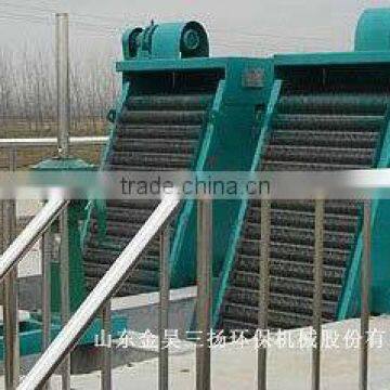 Rotary bar screen machine for wastewater treatment