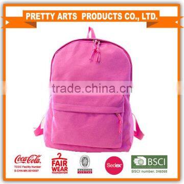 2016 BSCI SEDEX audit canvas school backpack for children