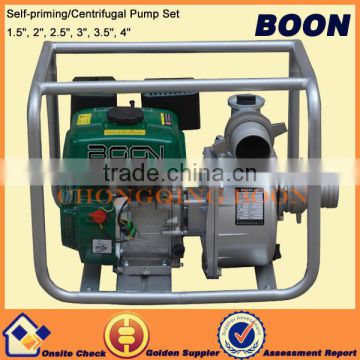 Self-priming gsoline water pump set hot sale widely application in agriculture gasoline water pump