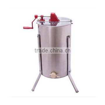 2 frames 304stainless steel manual honey extractor for beekeeper