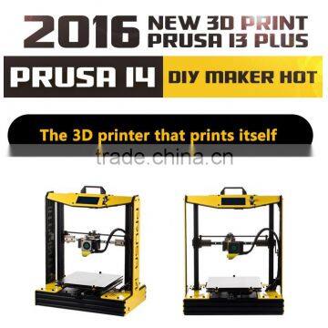 2016 New Hot Reprap DIY Semi Assembled 3D Printer Prusa I4 Prusa I3 Plus 2020 Aluminum Frame Linear Guide Rail for XZY Axis photo-4