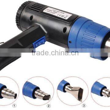 New Heat Gun Hot Air Gun Dual Temperature+4 Nozzles Power Tool 1500 W Heater Gun photo-2