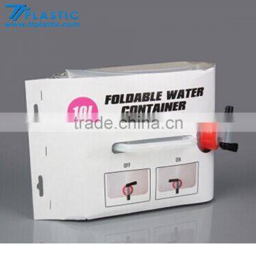 plastic collapsible hot cold water container