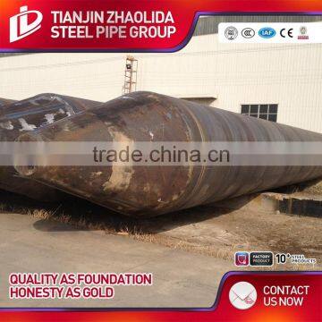 Zhaolida Brand Spiral Duct Fittings Helical Welded Pipe} photo-5