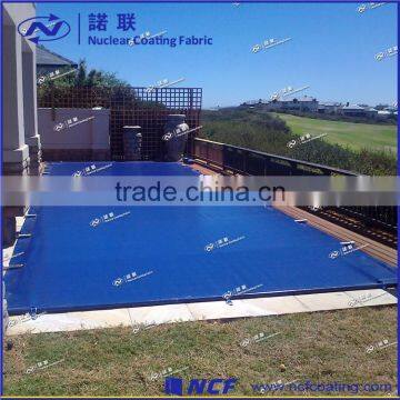 Collapsible and foldable PVC pool cover