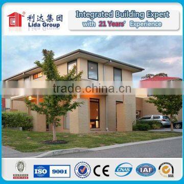 Overseas modular luxury prefab modern steel homes villa for sale