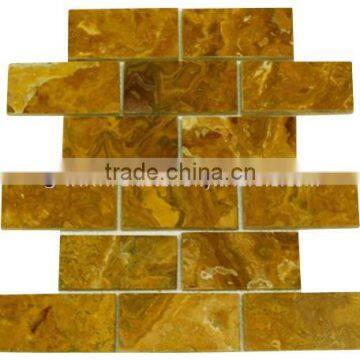 Amazing New Style BROWN GOLDEN ONYX MOSAIC TILES COLLECTIONS photo-5
